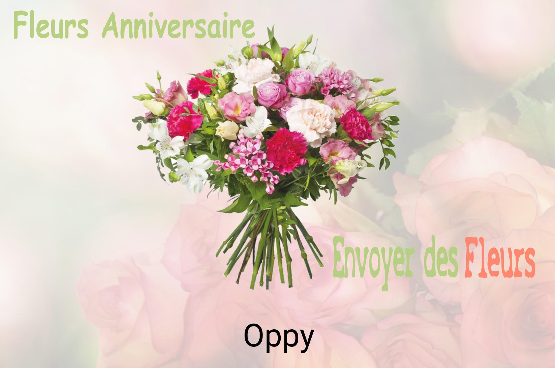 Bouquet de fleurs d’anniversaire livré à Oppy